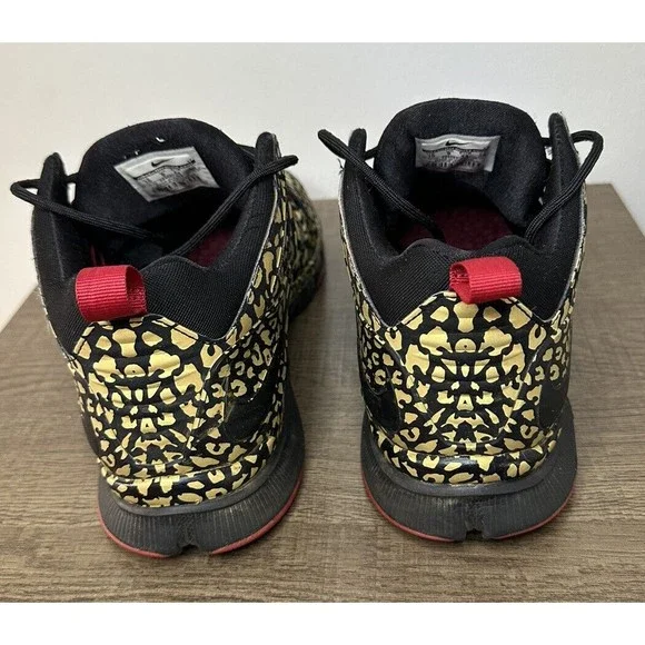 Nike Free Trainer 7.0 Unleashed Speed Gold Cheetah Print Men's 10- 599087-006 - Picture 4 of 8